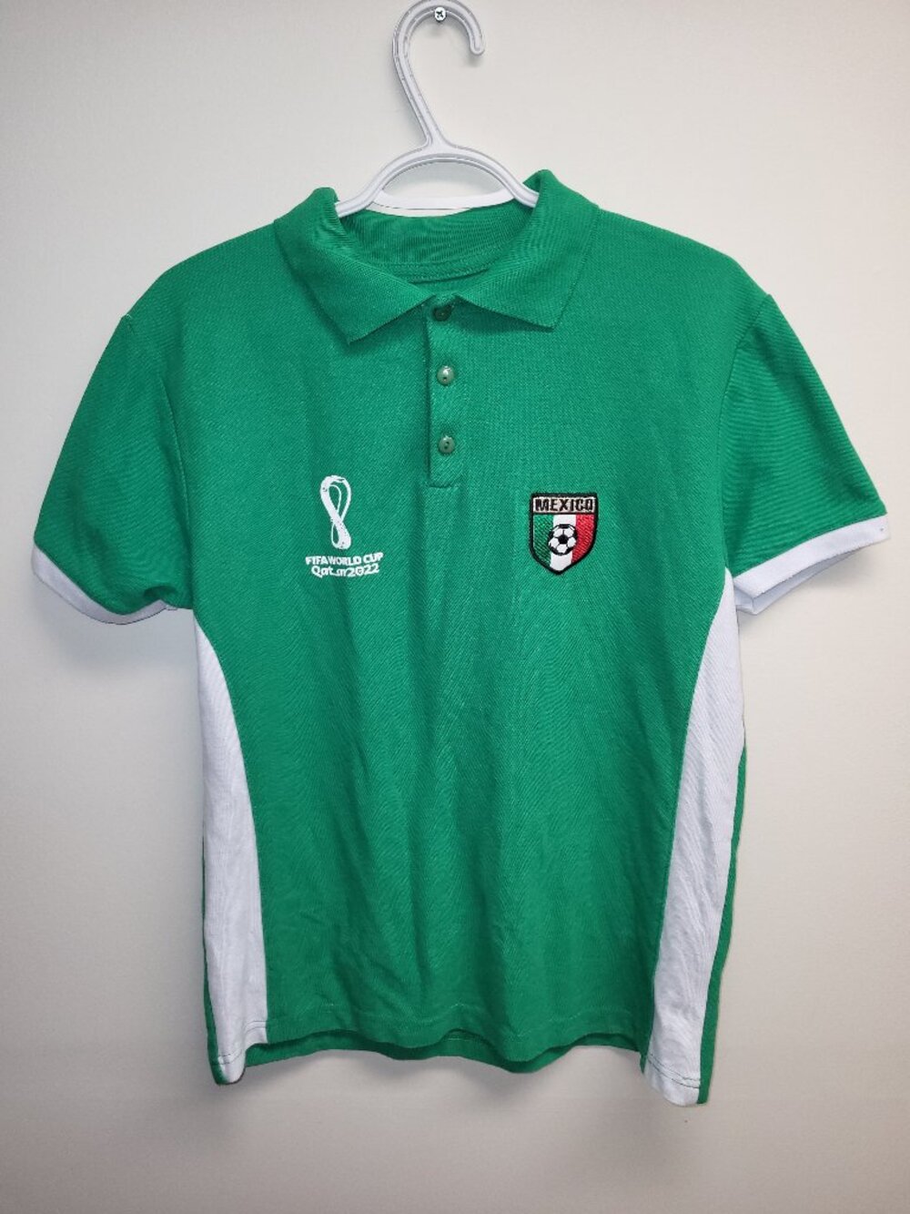 Mexico FIFA World Cup Qatar 2022 Polo Shirt Men's XL
